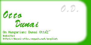 otto dunai business card